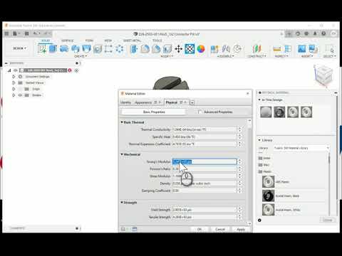 Activity 2.3.3 Applying and Creating New Materials in Fusion 360