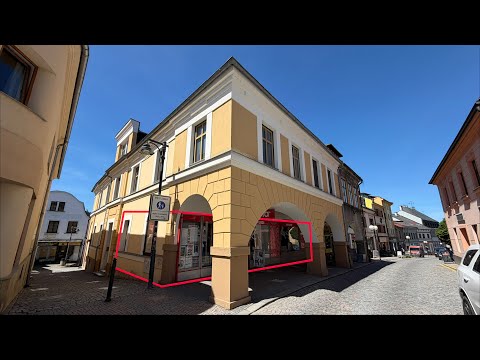 Video Pronájem komerčních prostor na frekventovaném místě 67,54m2, Česká Třebová – Hýblova 63