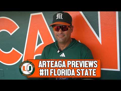 J.D. Arteaga Previews Series at #11 Florida State in Final Week of Regular Season