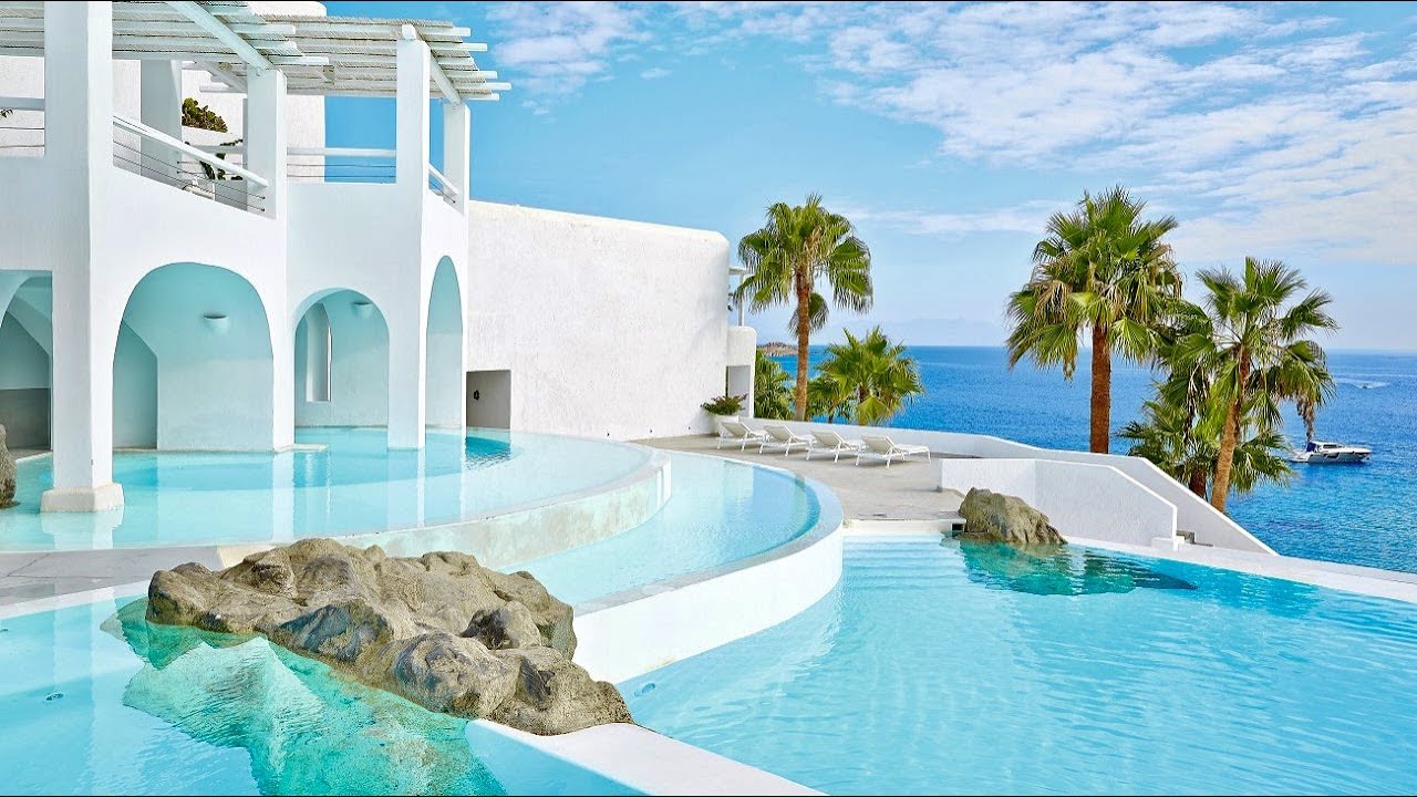 Grecotel Mykonos Blu (Greece, a gorgeous 5-star beach resort Full tour