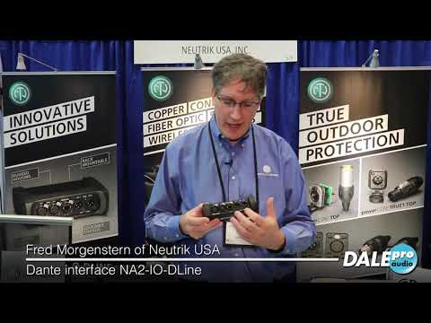 Dale Pro Audio - Neutrik NA2-IO-DLINE Dante Interface at AES 2018