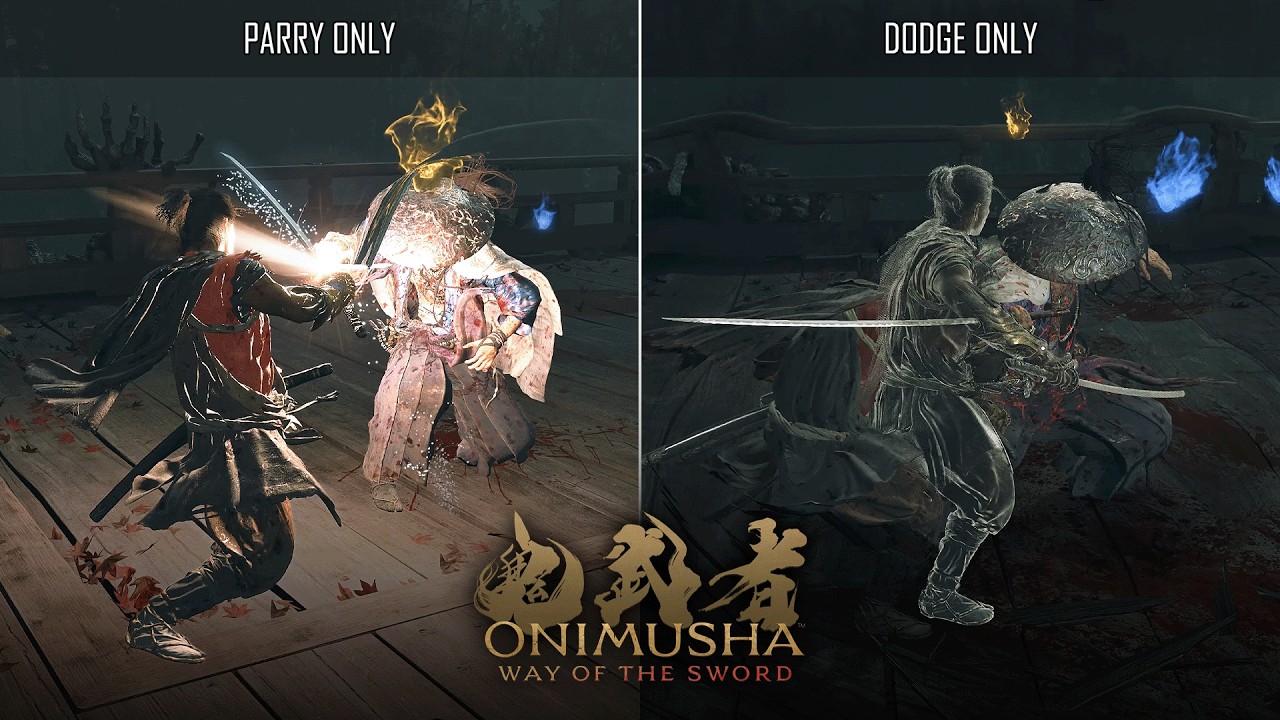 Onimusha: Way of the Sword - Sasaki Ganryu Boss Fight (No Damage) - Parry Only & Dodge Only