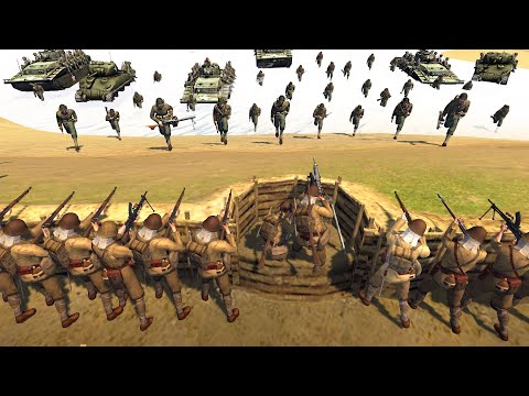 3,000 US Marines Invade OKINAWA! - Men of War: WW2 Mod Battle Simulator