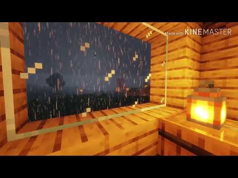 2 horas de sonido de lluvia y rayos ( fondo minecraft)