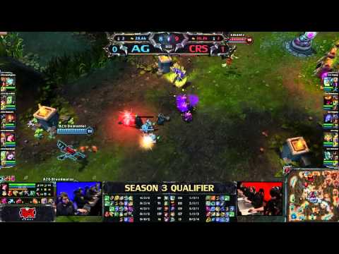 League of Legends Season 3  North American Qualifier   Curse vs  AG GAME 2