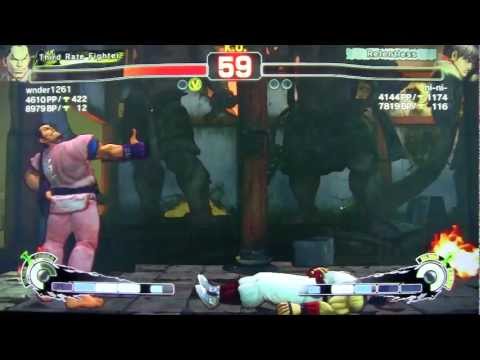SSF4 AE wnder1261 (DAN) VS ni-ni- (GUY) JAPANESE RANKED MATCH 14