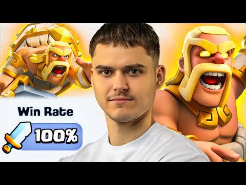 This BEST Hero Barbarian Barrel Deck has a 100% WIN Rate