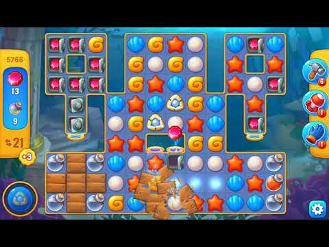 Fishdom 2021 - Level 5766   #playrix #fishdom #gaming