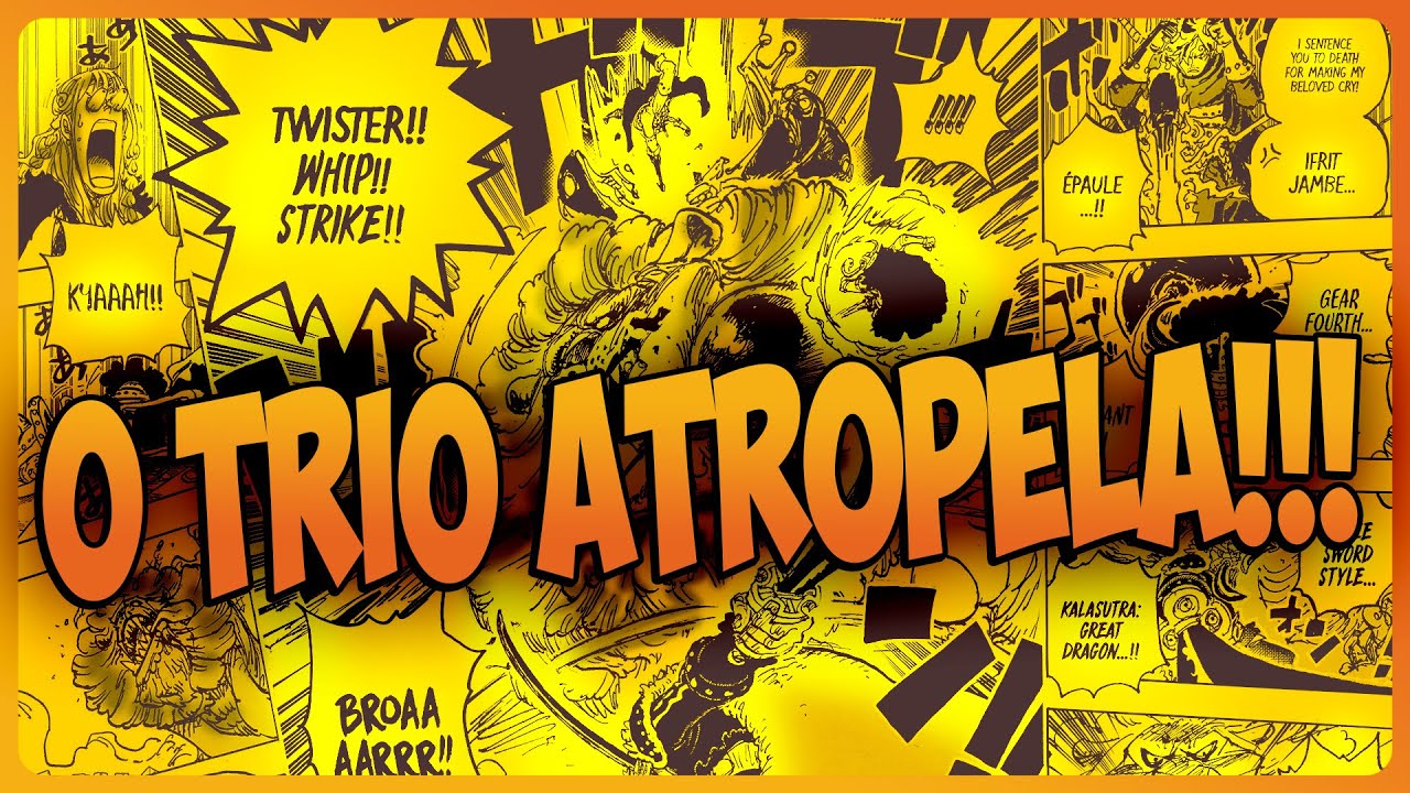 ONE PIECE 1127!!! TRIO MONSTRO EM AÇÃO EM ELBAF!!! A FORÇA ABSURDA DE LUFFY, ZORO E SANJI!!!