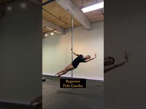 Beginner Pole Dance Combo// Beginner Pole Tutorial #poledance  #polefitness