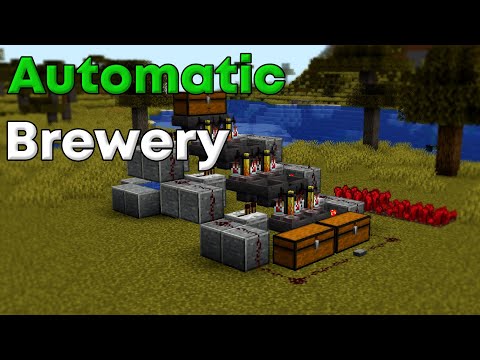 Minecraft Automatic Potion Brewing Machine Tutorial