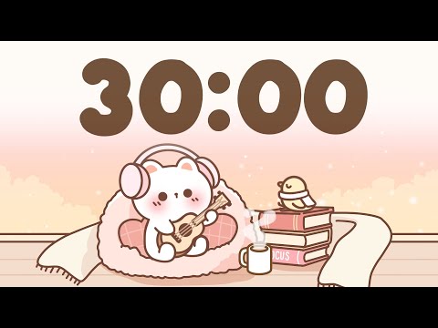 30 Minute Timer 🐱 Study Timer for Classroom Focus