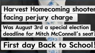 Upgraded charges for a Harvest Homecoming shooter and more districts head back to school
