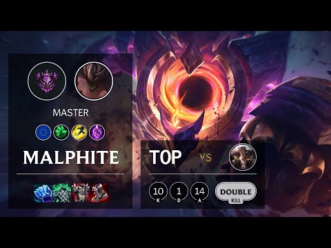 Malphite Top vs Sett - EUW Master Patch 10.25b