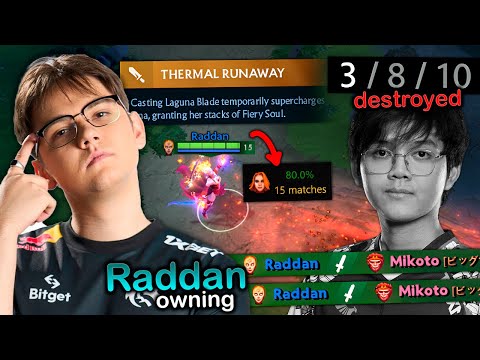 How Yatoro absolutely DESTROYED Mikoto with his BEST HERO in 7.37