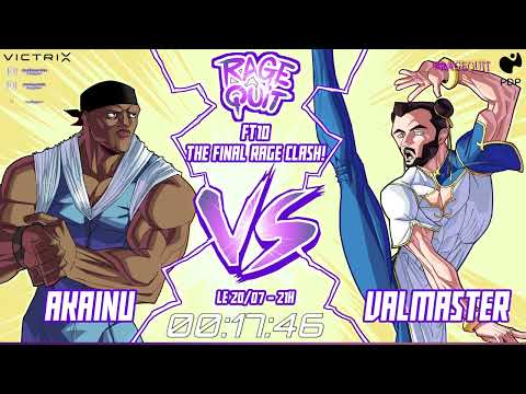 RAGE QUIT SEASON FINAL Ft. Akainu, Valmaster, Ken Bogard & Asenka SF6, KUSOGE...