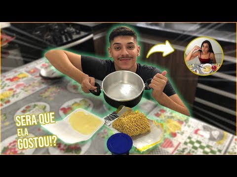 FIZ UM ALMOÇO ROMÂNTICO PARA MINHA NAMORADA!!! (DEU RUIM DEMAIS) [BIG COUPLE]