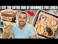 I Ate The Entire Box of Buckeye Brownies Limited Edition Breakfast Pack | Massive Cheat Meal
