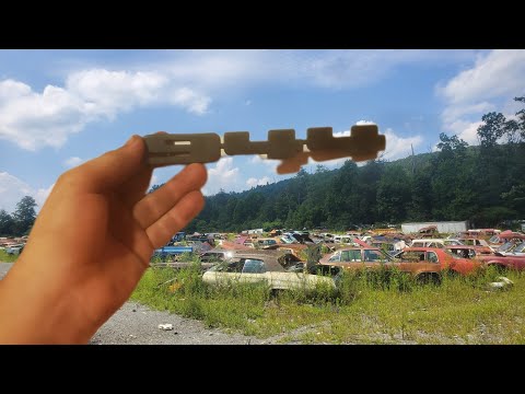 Badge hunting in a "middle of nowhere" scrapyard