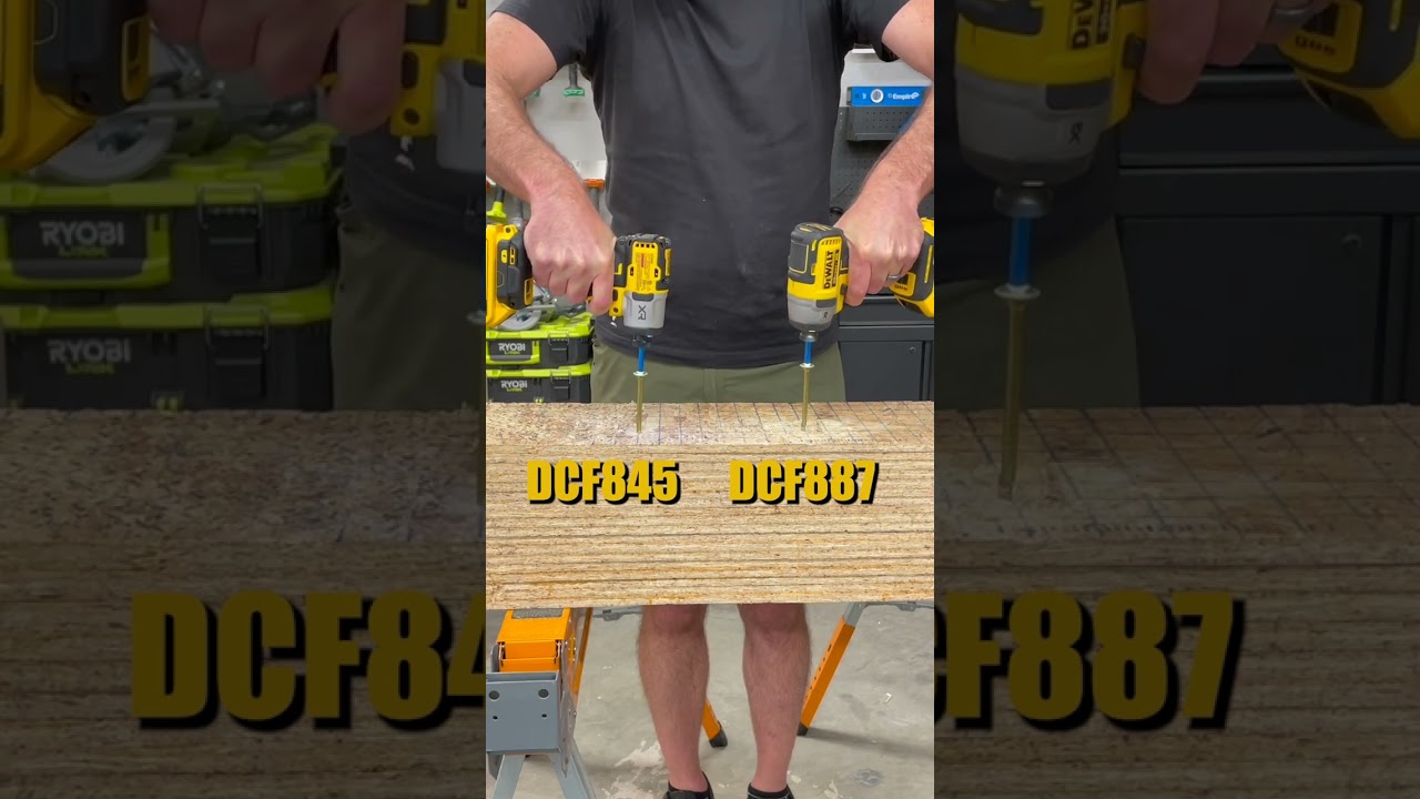 NEW DeWalt Impact Driver (DCF845) vs OLD DeWalt (DCF887)