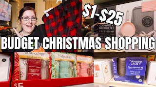 BUDGET CHRISTMAS GIFTS SHOPPING! WALMART / DOLLAR TREE & OLLIE