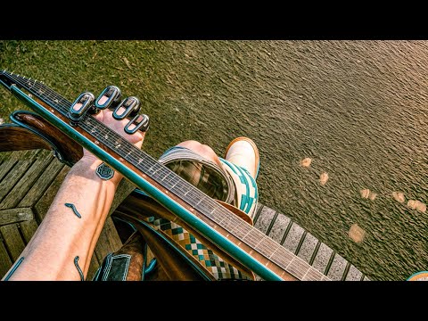 V plays Never Fade Away on the guitar in new apartment Cyberpunk 2077