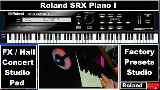 Video thumbnail for Roland SRX Piano I / Factory Presets / Roland Piano Plugen / Studio Sound by NIKOLAJ OSADCHIJ