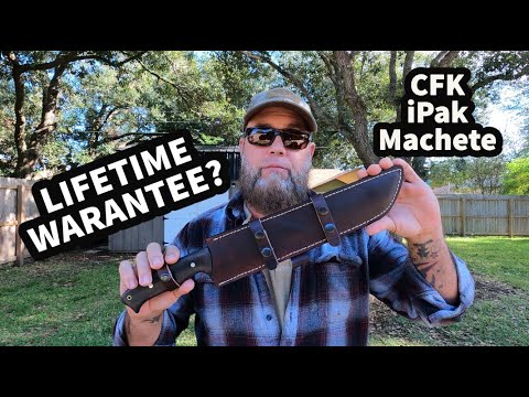 CFK -  iPak Survival Machete / Knife Test and Review