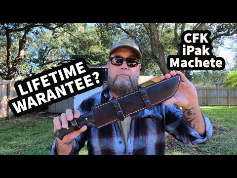 CFK - iPak Survival Machete / Knife Test and Review
