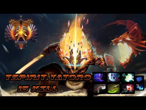 TSpirit.Yatoro Juggernaut [15/2/7] dota 2 7.31d safelane Gameplay