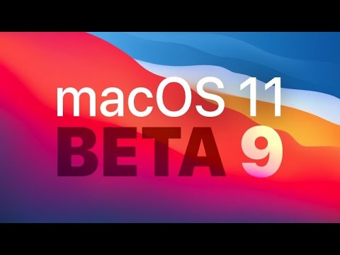 macOS Big Sur beta 9 released 3.5 GB