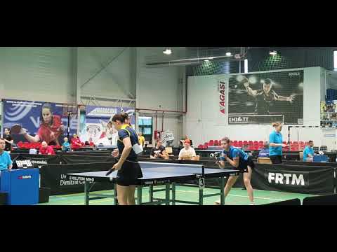 Top 16 2023, U19 sferturi - Bianca Mei-Roșu vs Ioana Băiașu / Andrea Teglas vs Alesia Sferlea
