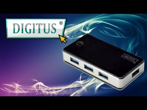 Assmann Electronic DIGITUS 40x USB3.0 Hub 4-port 4xUSB A/F su įsk. ext. Maitinimas 5V 3,5A ir kabelis 1,2m USB2.0 suderinamas video