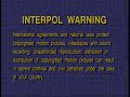 FBI Warning Screen Interpol Warning Screen 2000