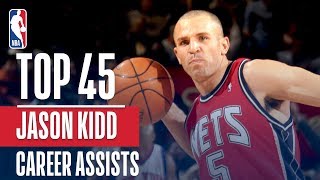 Jason Kidd&#39;s Top 45 Assists!