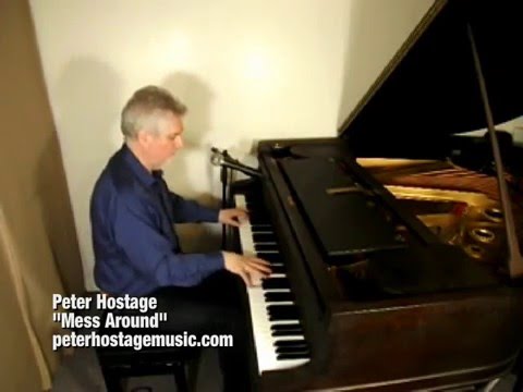 "Mess Around" - Ray Charles blues piano cover by Peter Hostage | Peter Hostage