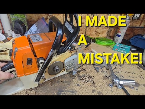 STIHL 064, I MADE A MISTAKE!!