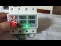 Трехфазное реле напряжения и тока TOMZN TOVPD3-63VA с Алиэкспресс. Обзор и настройка.