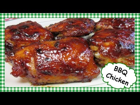 How to Make Easy BBQ Chicken in the Oven ~ Basic Barbecue Chicken Recipe Video