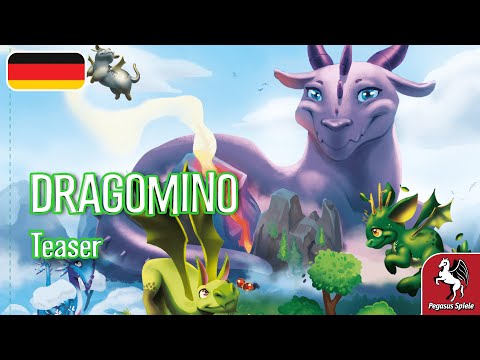 DRAGOMINO *Kinderspiel des Jahres 2021* |DE| Teaser, animiert | Pegasus Spiele
