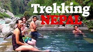 Trekking Nepal: Hiking to Hot Springs on the Annapurna Trek