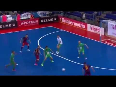 Gol Sergio Lozano (3-0) FC Barcelona Lassa – Magna Gurpea. Semifinales Play Off