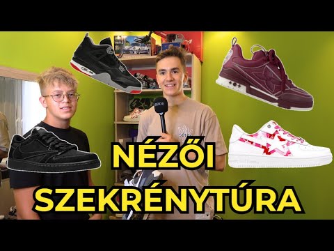 Szekrénytúra - Nézőim szekrénye - sneaker gyűjtemény videó