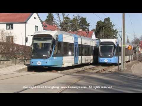 SL Tram Nockebybanan, Klövervägen, Stockholm