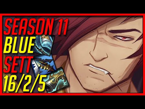 SEASON 11 SETT IS OVERPOWERED WITH MYTHIC ITEM STRIDEBREAKER AND SERYLDAS GRUDGE - League of Legends