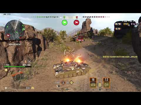 T72M2E Moderna wieder fast 12000 Schaden u nach 30 Gefechten die 1.Gunmark Juhu