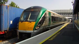 preview picture of video 'IE 22000 Class Intercity Train 22340 - Kildare Station'