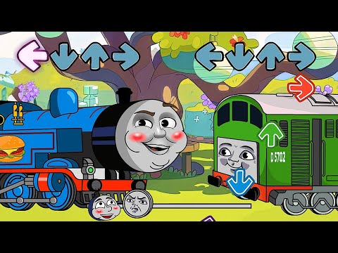 FNF NEW FAT Thomas Engine VS OLD Thomas Railway (Can Can) - Friday Night Funkin'