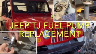 Jeep Tj fuel pump/sending unit assembly replacement w/ helpful tips & easily made mistakes