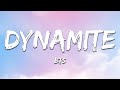 BTS Dynamite Lyrics